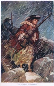 The Defender of Vercheres, illustrasjon fra 
